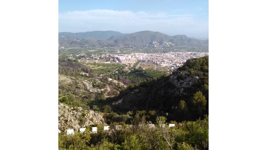 Foto 2 de Iniciando el ascenso del Alto de Ebo